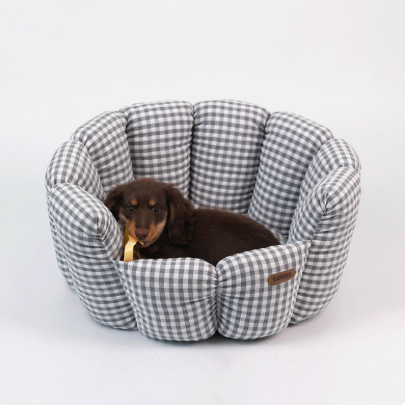 Plaid Pet Bed