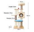 Wooden Luxury Cat Climbing Frame Cat Bed Cat Tree