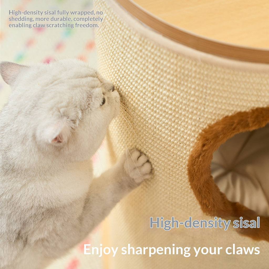 Wooden Luxury Cat Climbing Frame Cat Bed Cat Tree