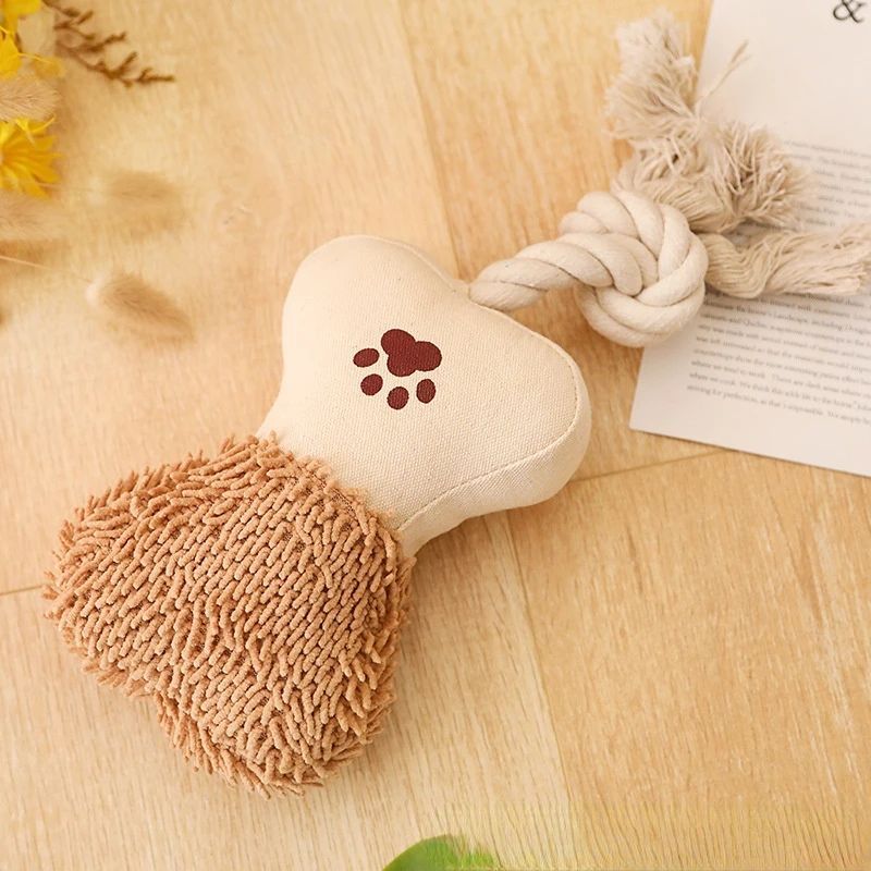 Pet Cotton Rope Toy - Bite-Resistant