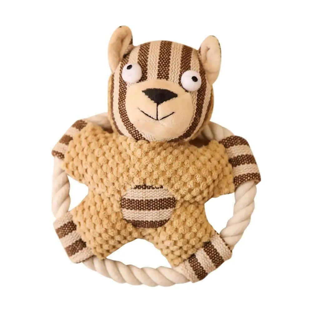 Pet Cotton Rope Toy - Bite-Resistant